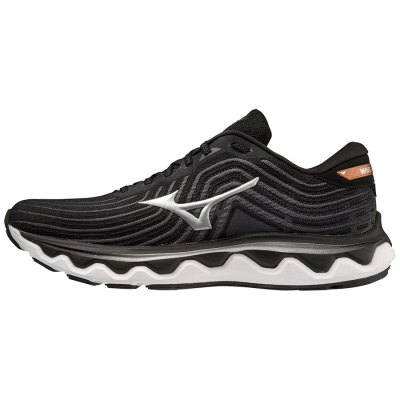 Zapatillas Para Correr Mizuno WAVE Horizon 6 Hombre - Negros / Plateados / Naranjas - Chile M085VOL